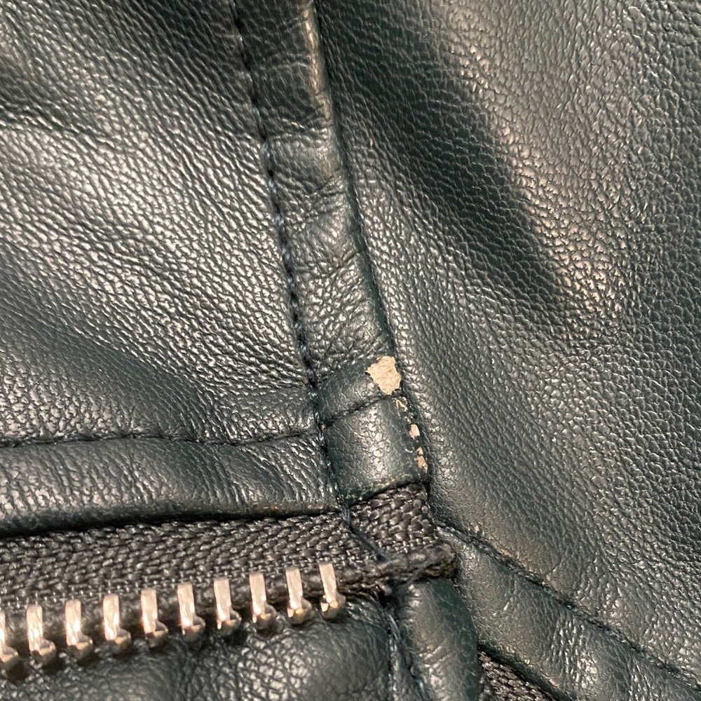 Blank NYC Green Moto Faux Leather Jacket - Picture 9 of 9